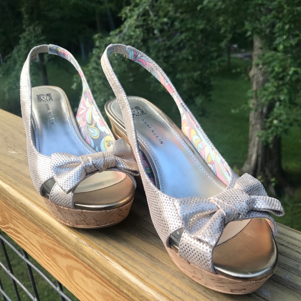 Anne Klein Wedge Sandals
